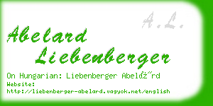 abelard liebenberger business card